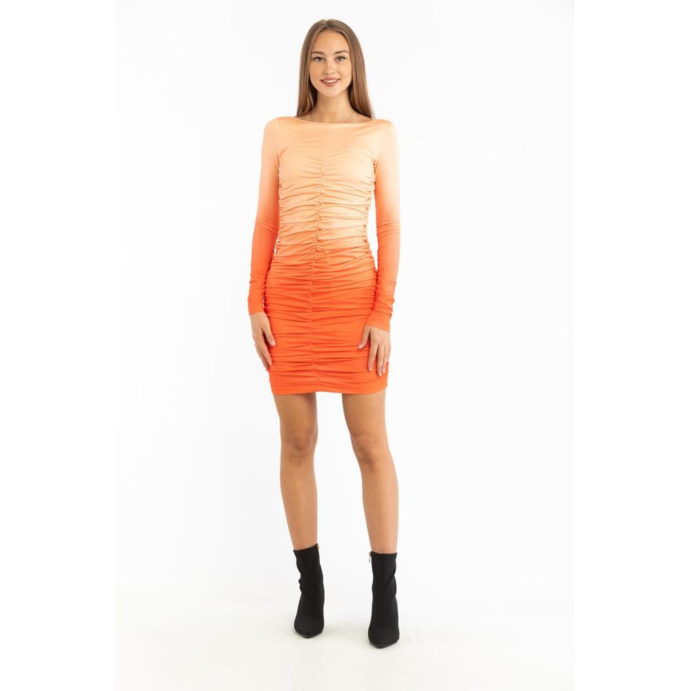 Multicolor Polyester Casual Dress