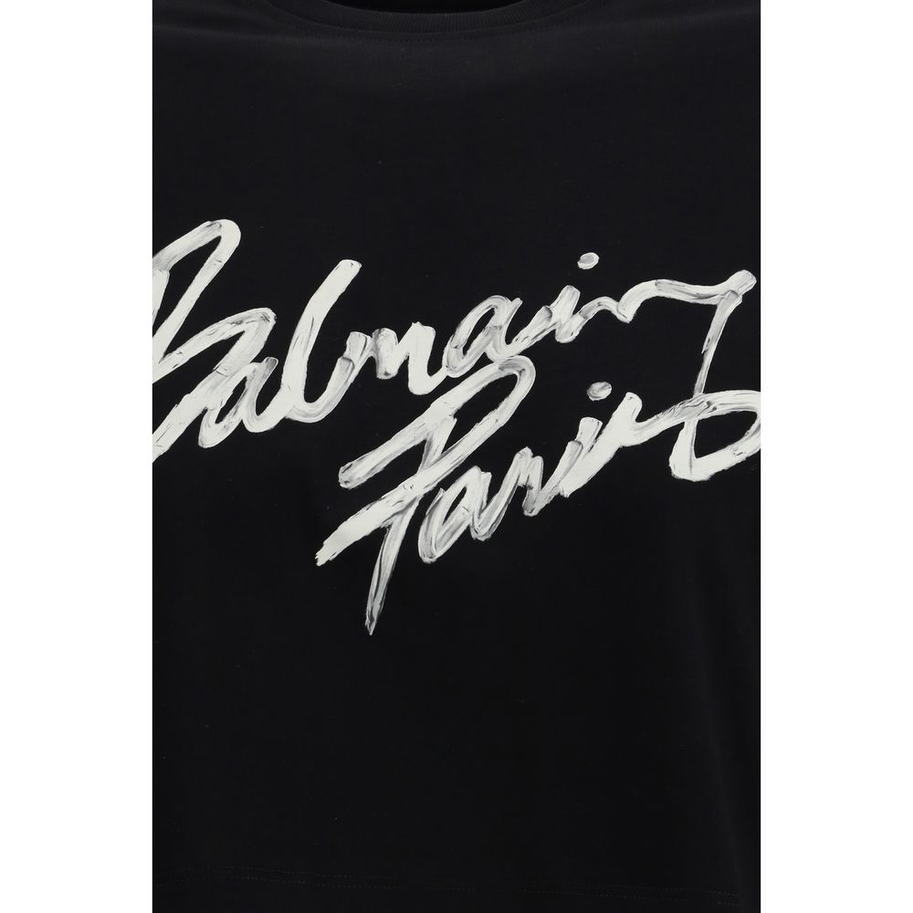 Black Cotton T-Shirt