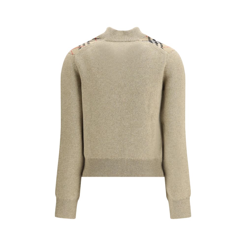 Beige Wool Cardigan