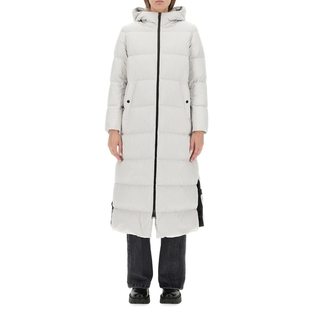 Gray Polyester Coat