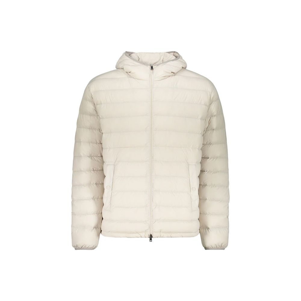 Beige Polyamide Shell Jacket