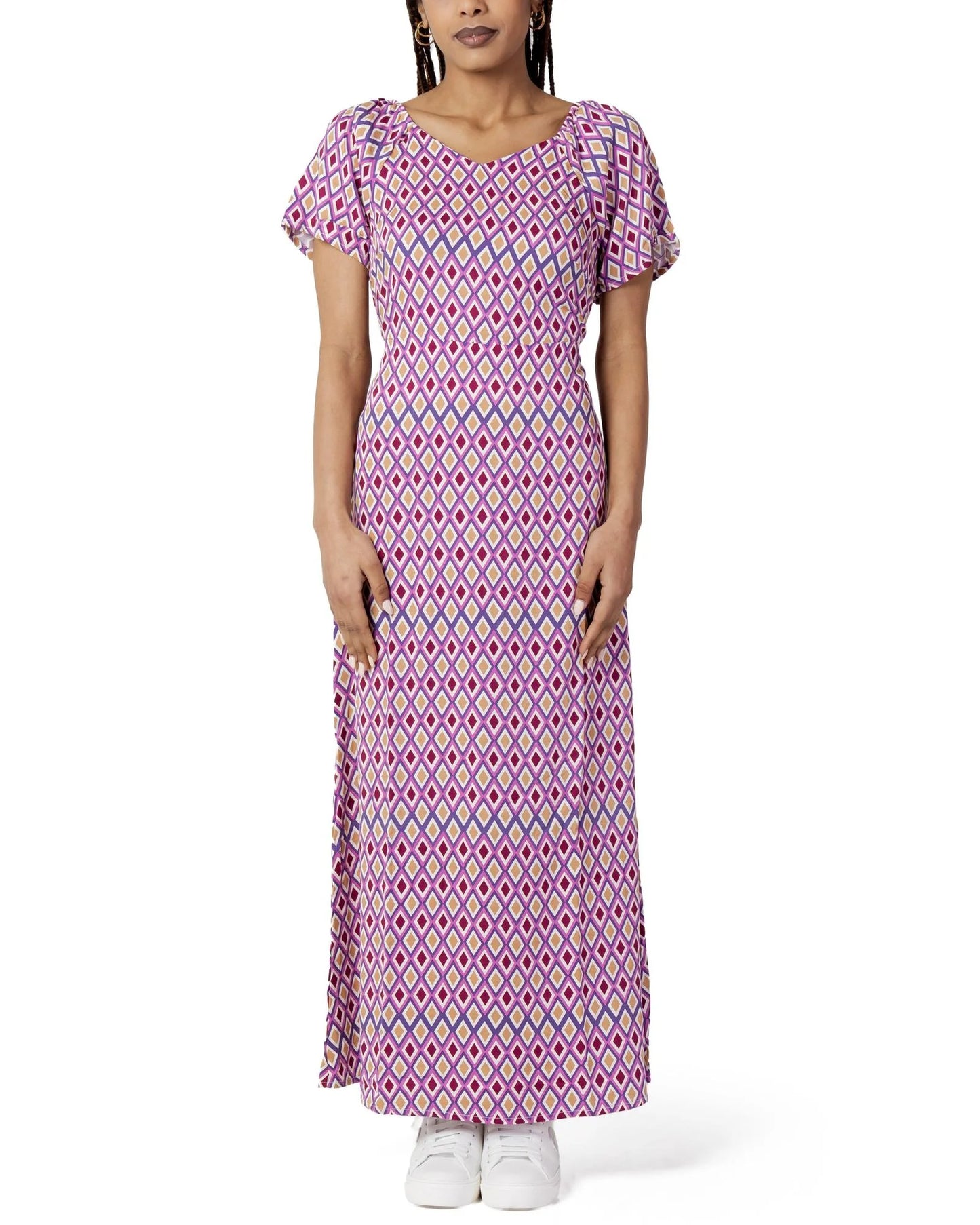 Multicolor Viscose Casual Dress