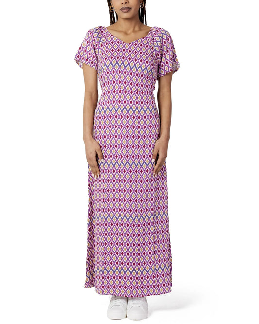 Multicolor Viscose Casual Dress