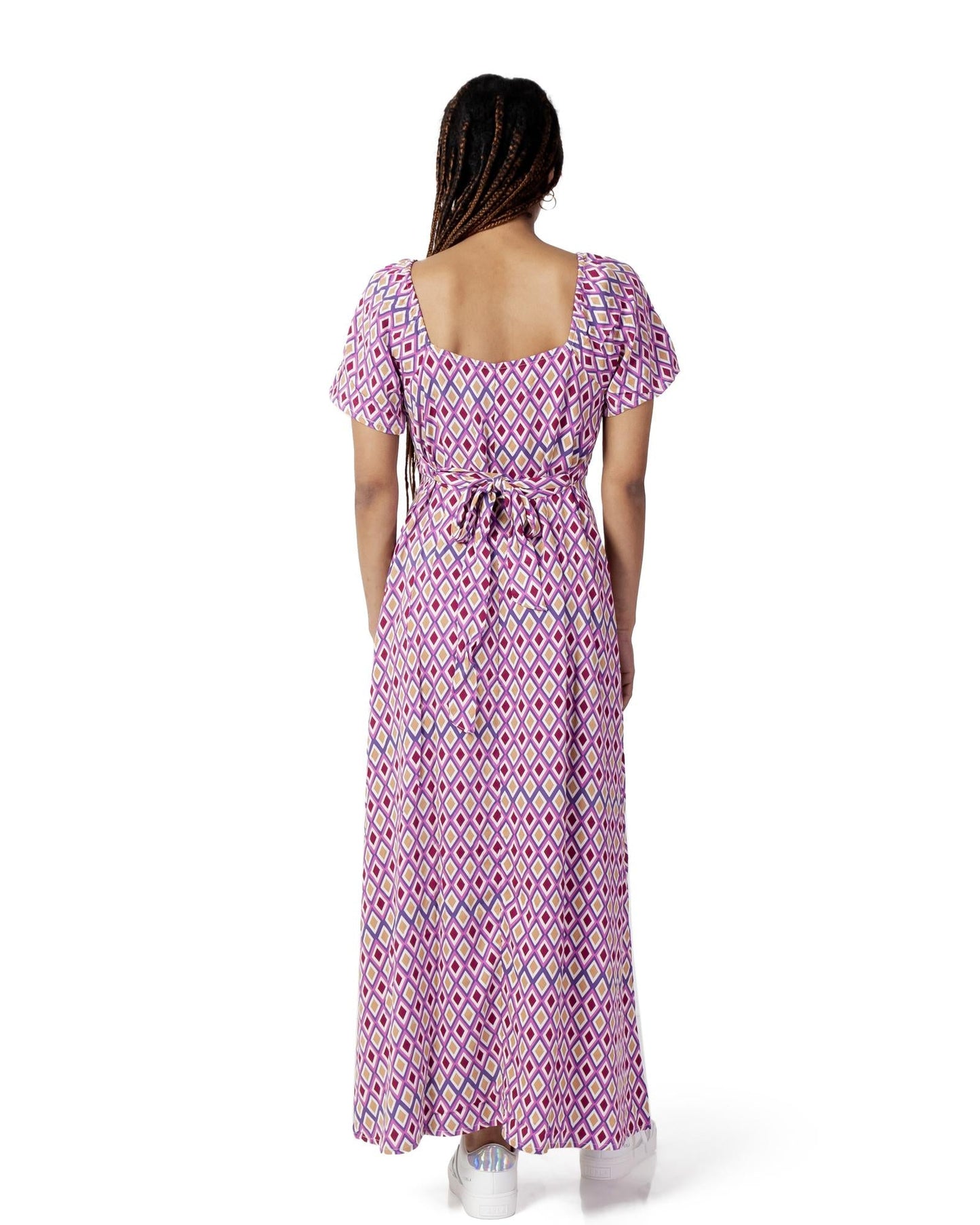 Multicolor Viscose Casual Dress