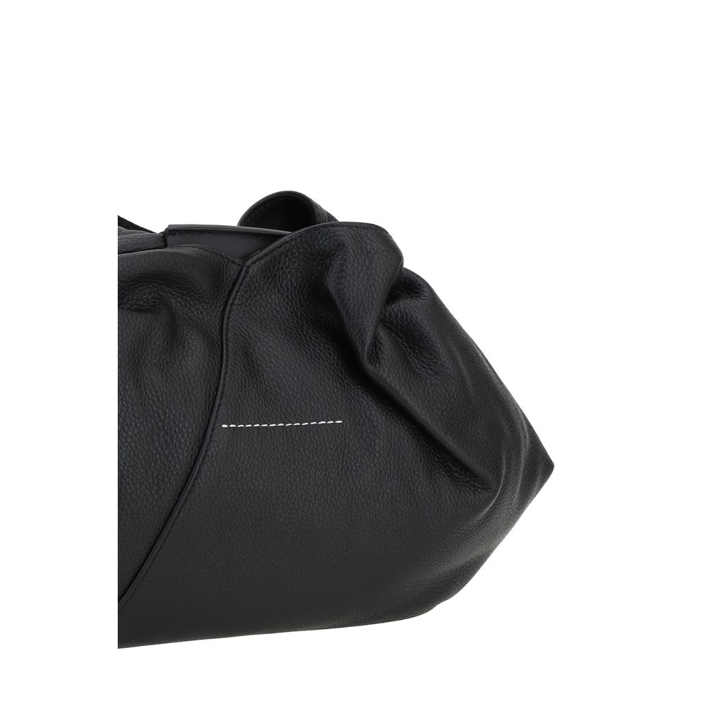 Black Calf Leather Bos Taurus Handbag