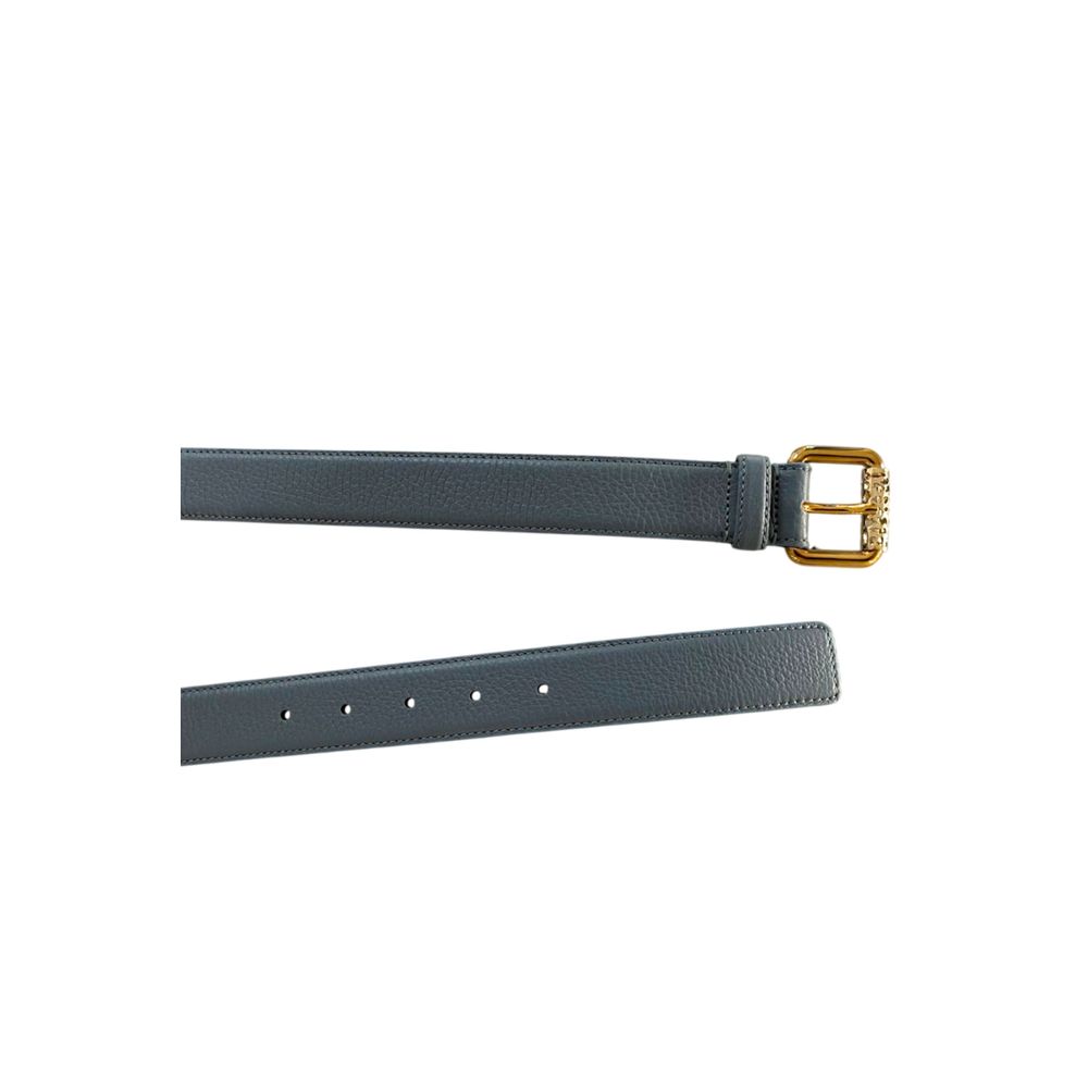 Blue Leather Women Belt