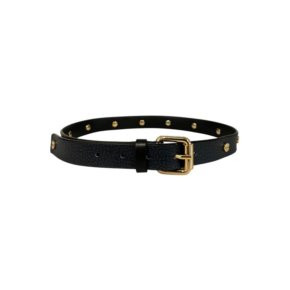 Blue Polyvinyl Women's Belt