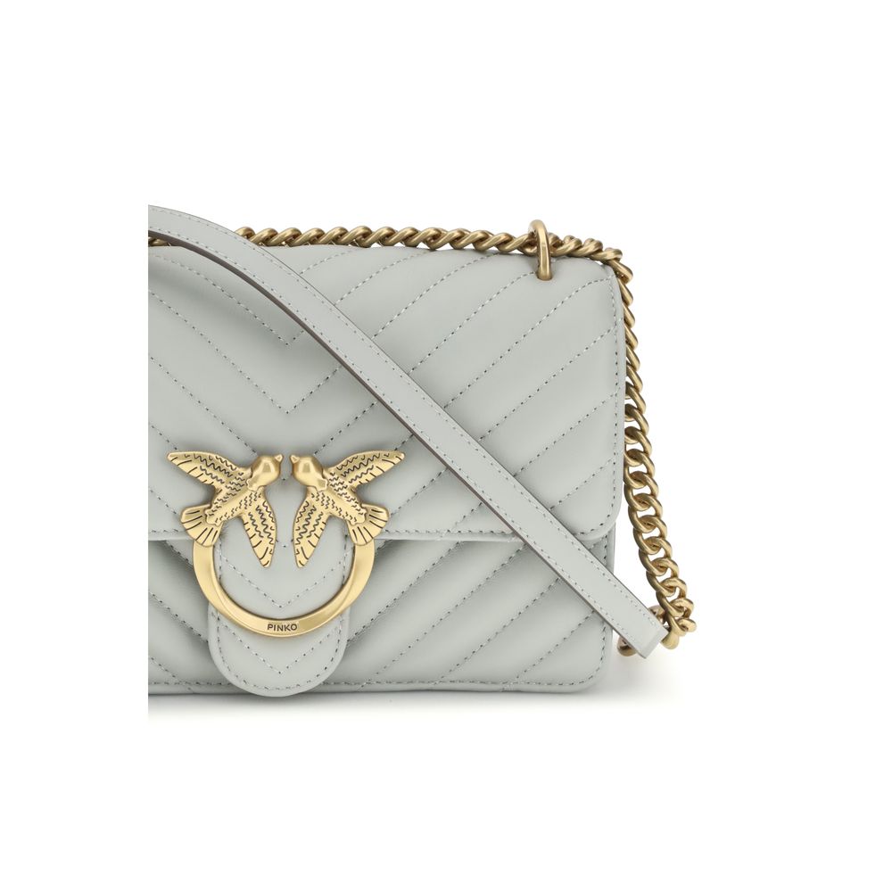 Gray Calf Leather Bos Taurus Shoulder Bag