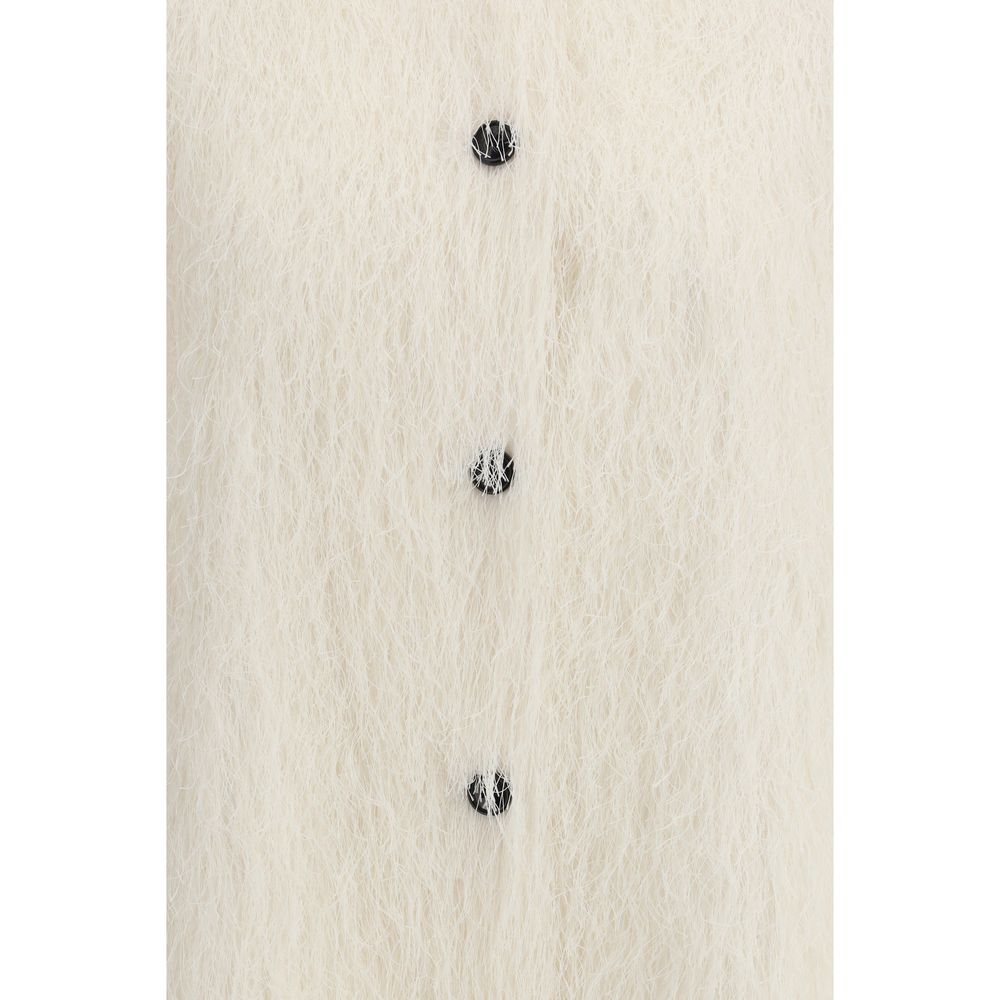 White Polyester Coat