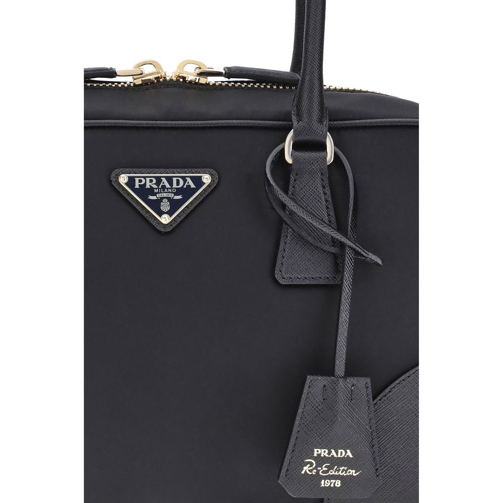 Black Nylon Handbag