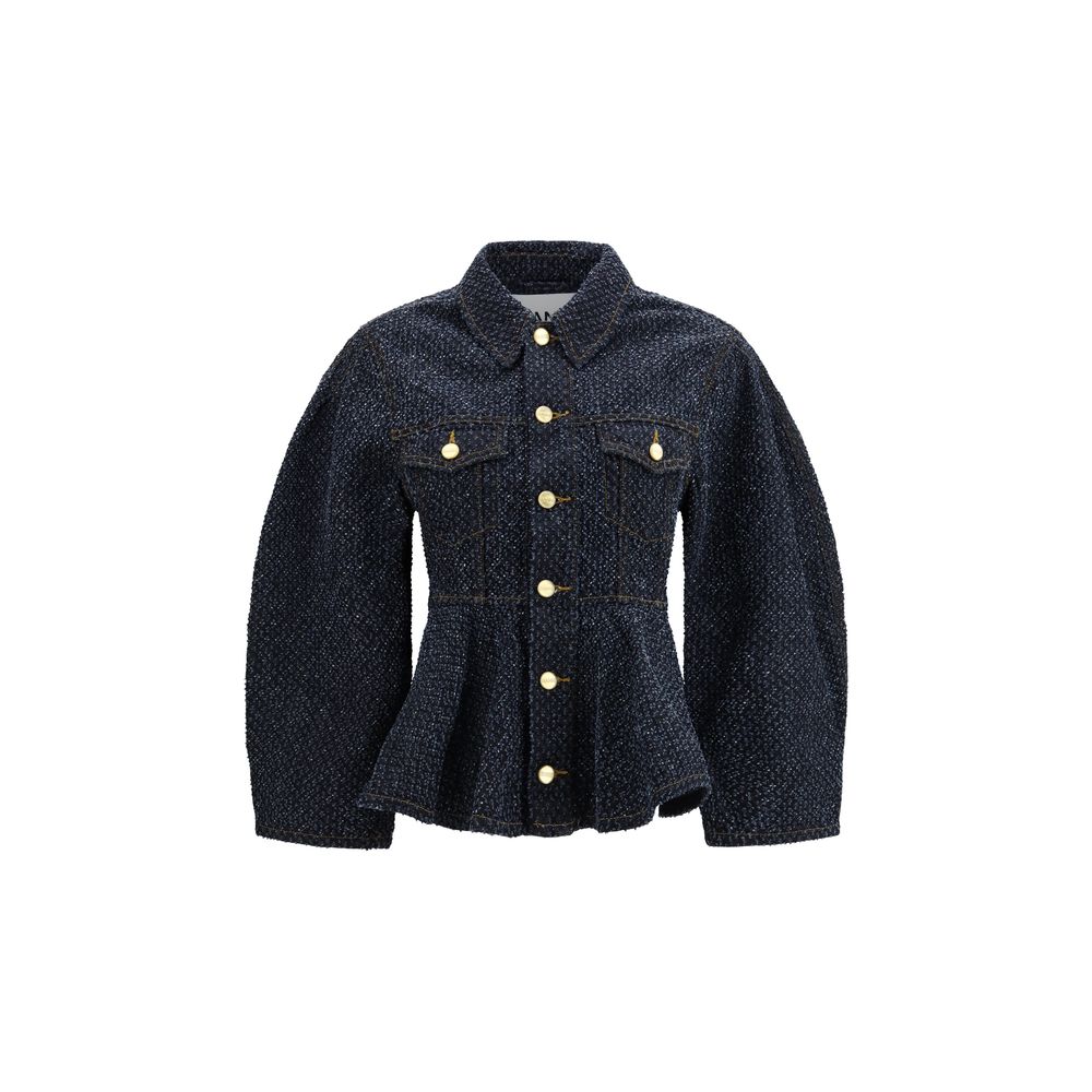 Blue Cotton Denim Jacket