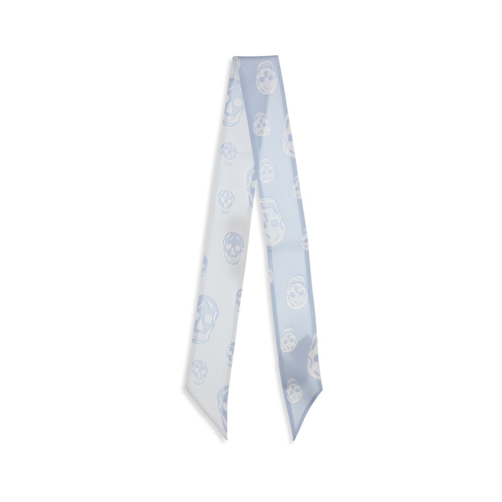 Blue Silk Scarf