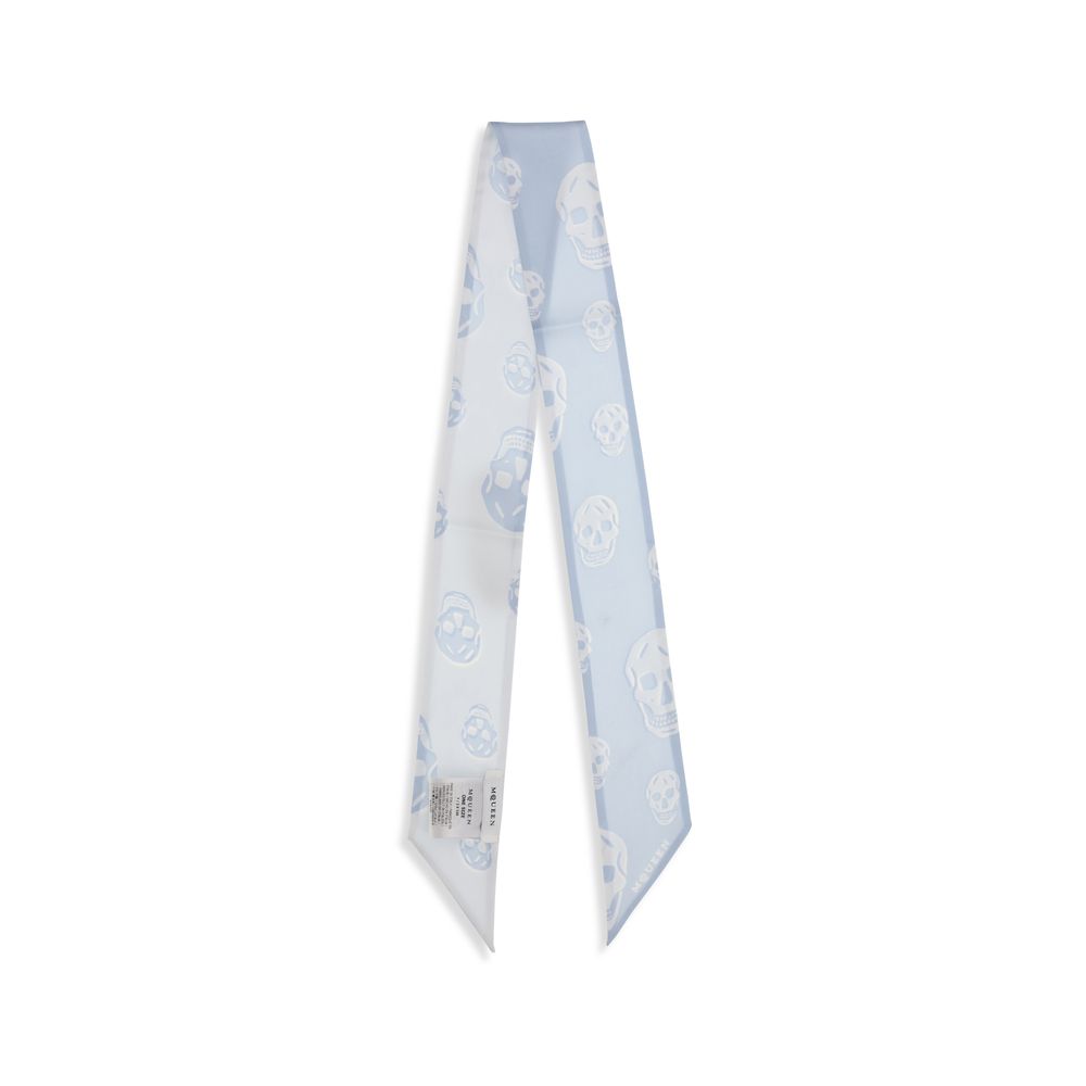 Blue Silk Scarf