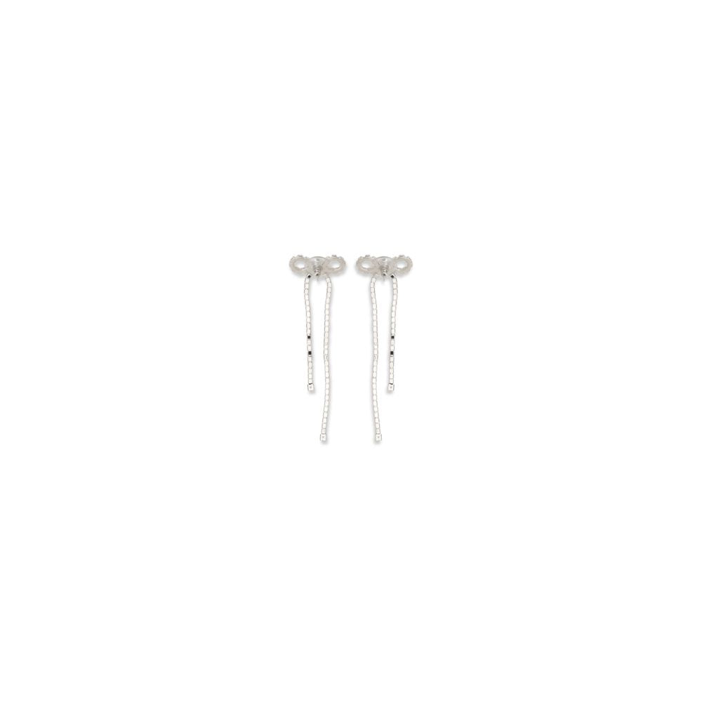Silver Brass Earrings