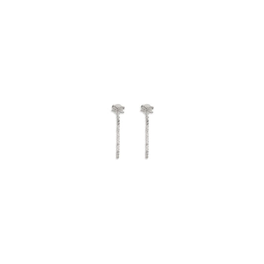 Silver Brass Earrings