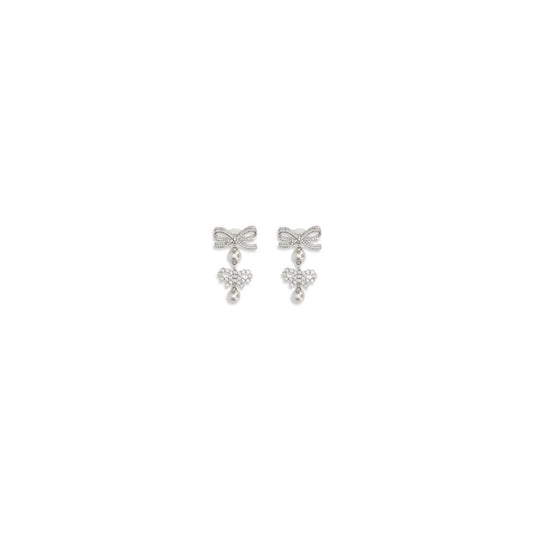 Silver Brass Earrings