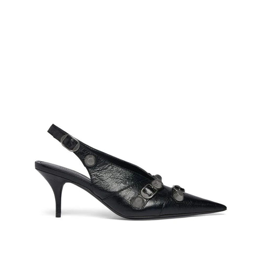 Black Calfskin Pumps