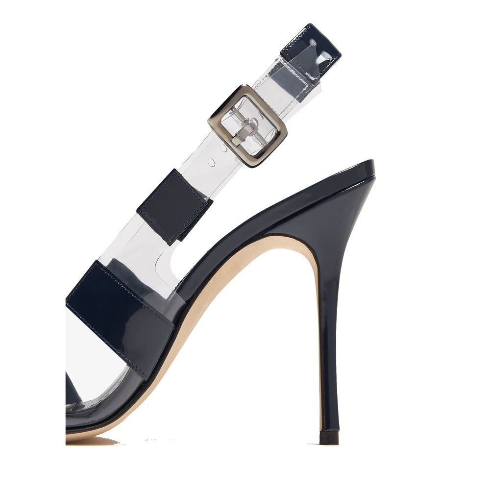 Blue Calfskin Pumps
