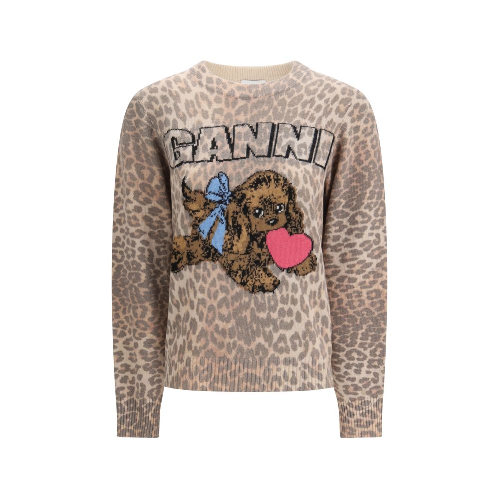 Brown Wool Sweatshirt