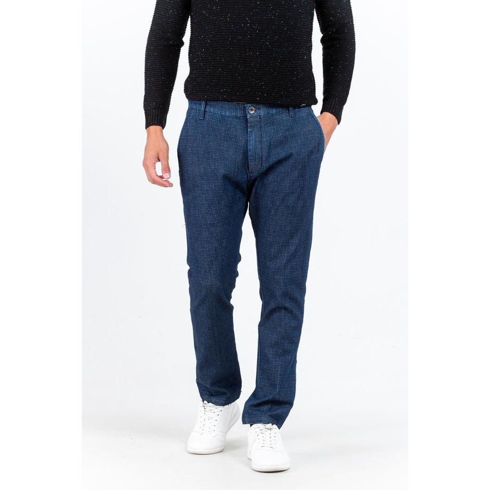 Blue Cotton Jeans Denim