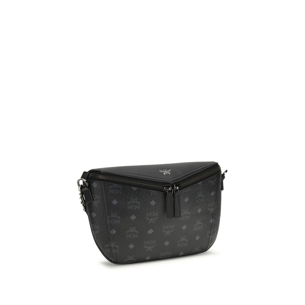 Black Calf Leather Bos Taurus Shoulder Bag