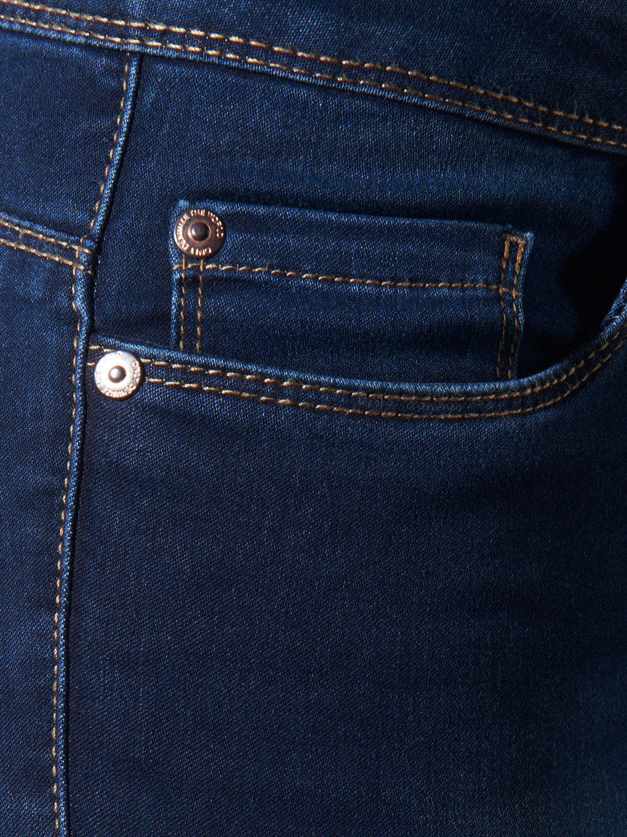 Blue Cotton Skinny Jeans