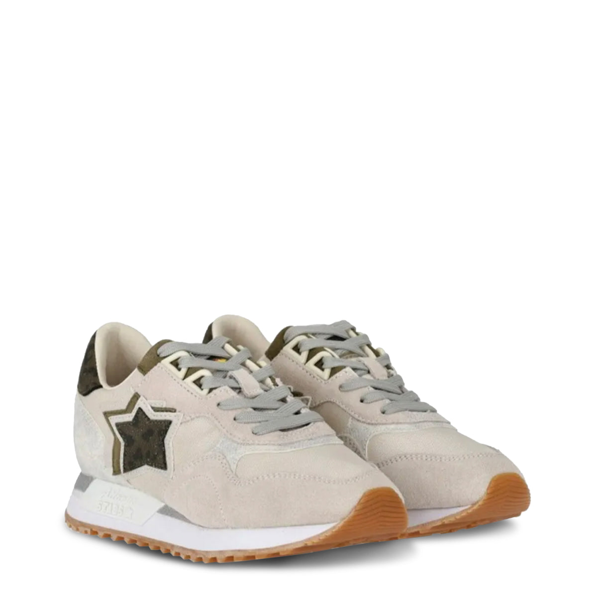 Brown Suede Leather Athletic Sneakers