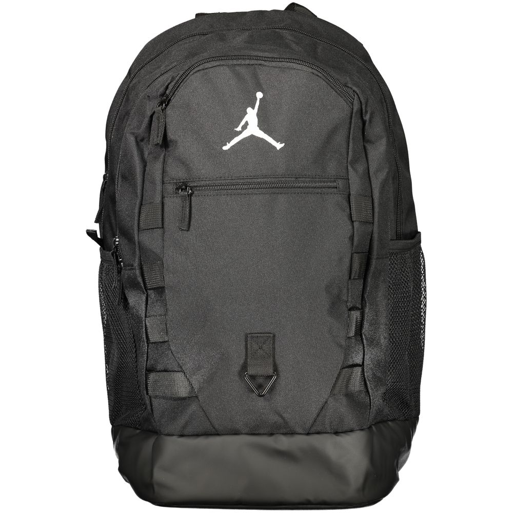 Nero Polyester Men Backpack
