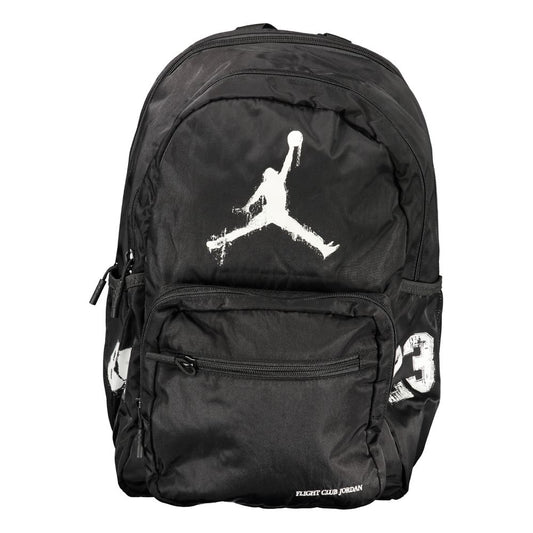 Nero Polyester Men Backpack
