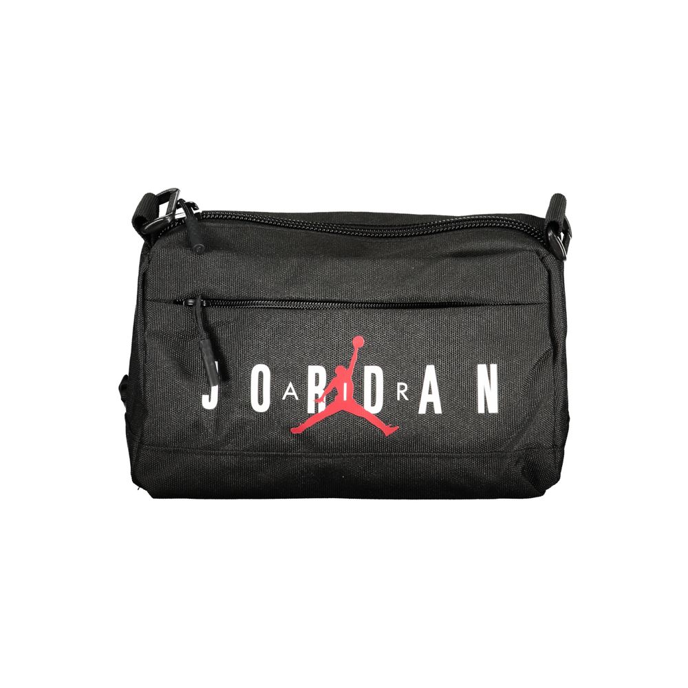Black Polyester Men's Belt Bag
