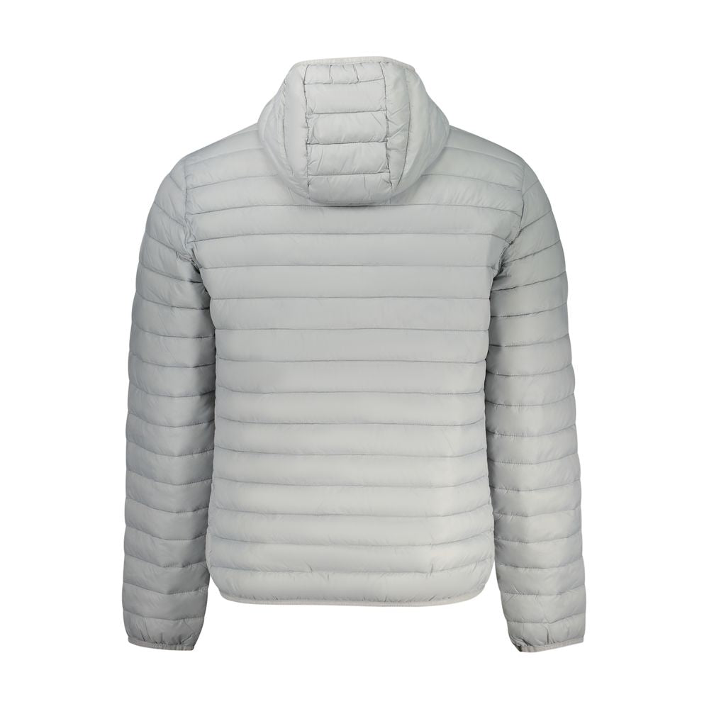 Grigio Poliammide Men's Jacket