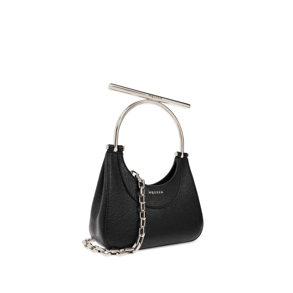 Black Lamb Leather Crossbody Bag