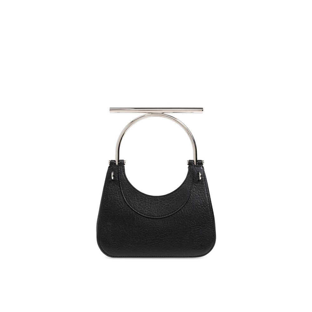 Black Lamb Leather Crossbody Bag