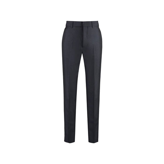 Blue Mohair Dress Pants