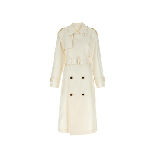 White Silk Coat