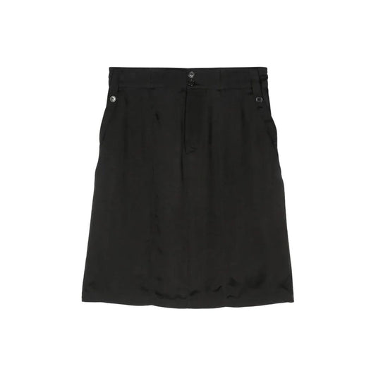 Black Copper Mini Skirt