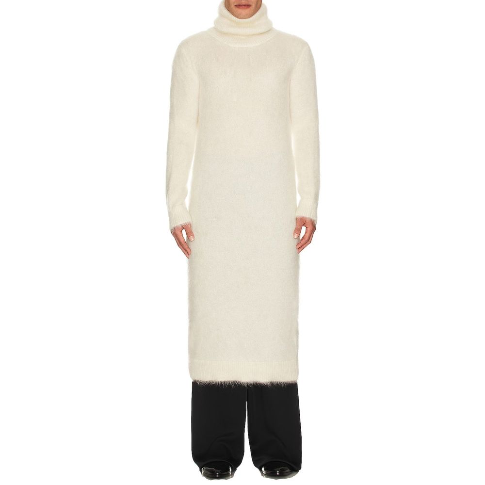 White Mohair Sweatshirt