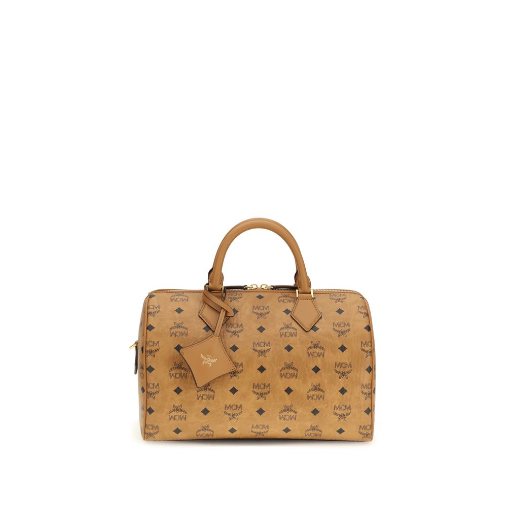 Brown Fabric Handbag
