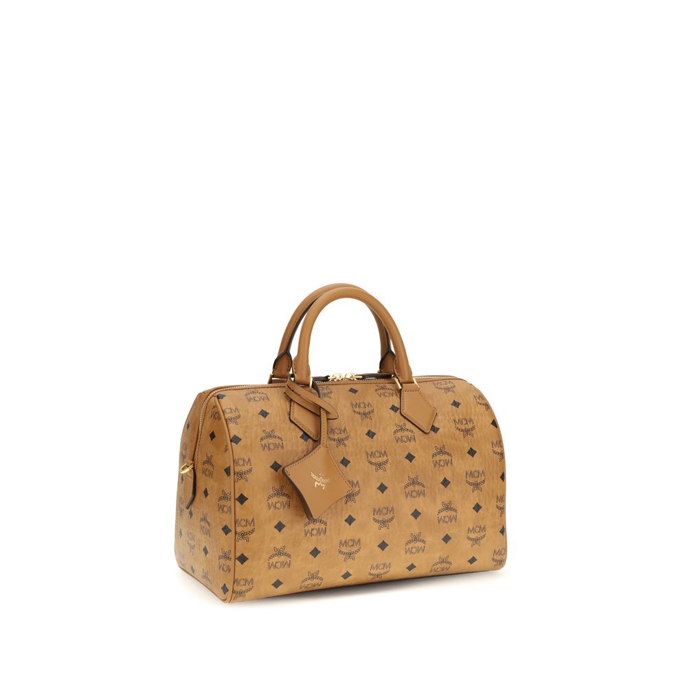 Brown Fabric Handbag
