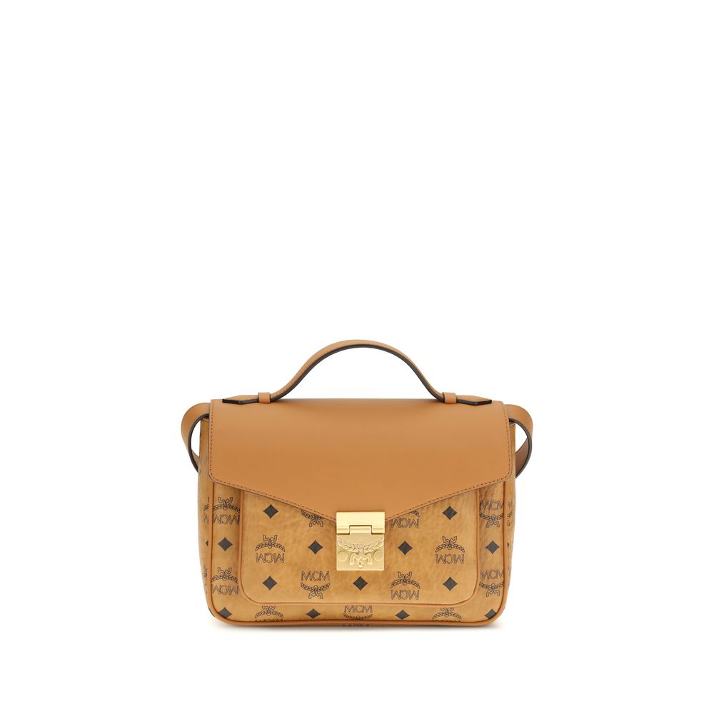 Beige Fabric Shoulder Bag