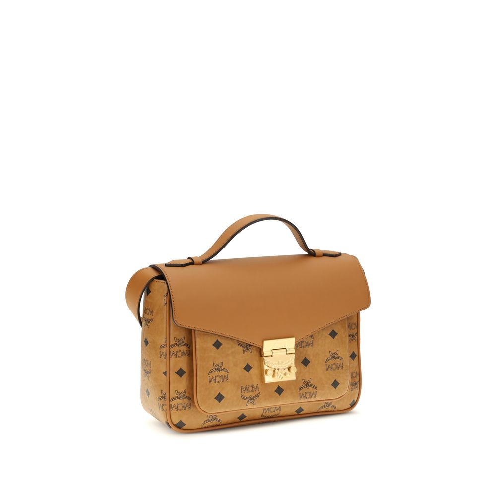 Beige Fabric Shoulder Bag