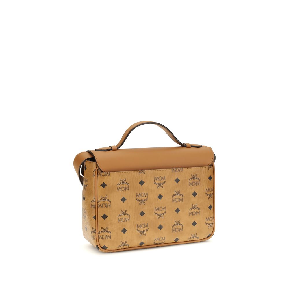 Beige Fabric Shoulder Bag