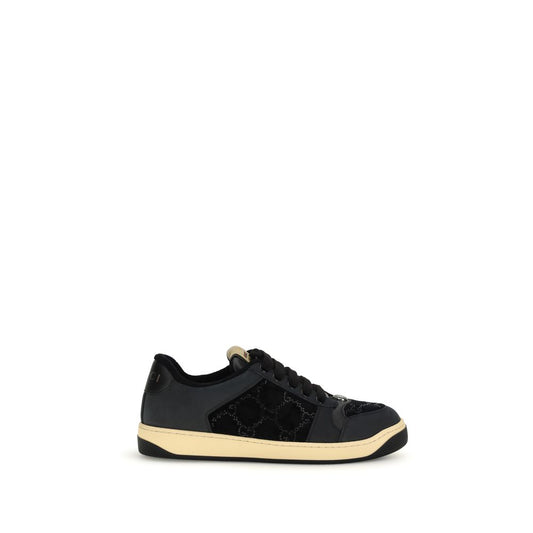 Blue Cotton Low Top Sneakers