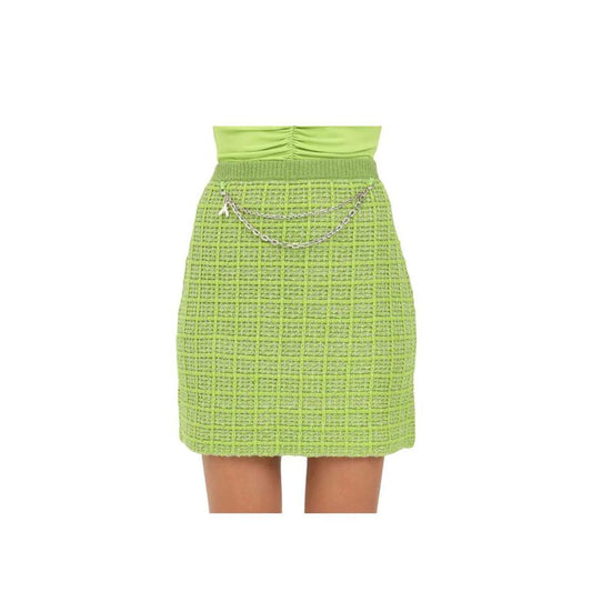 Multicolor Cotton Mini Skirt