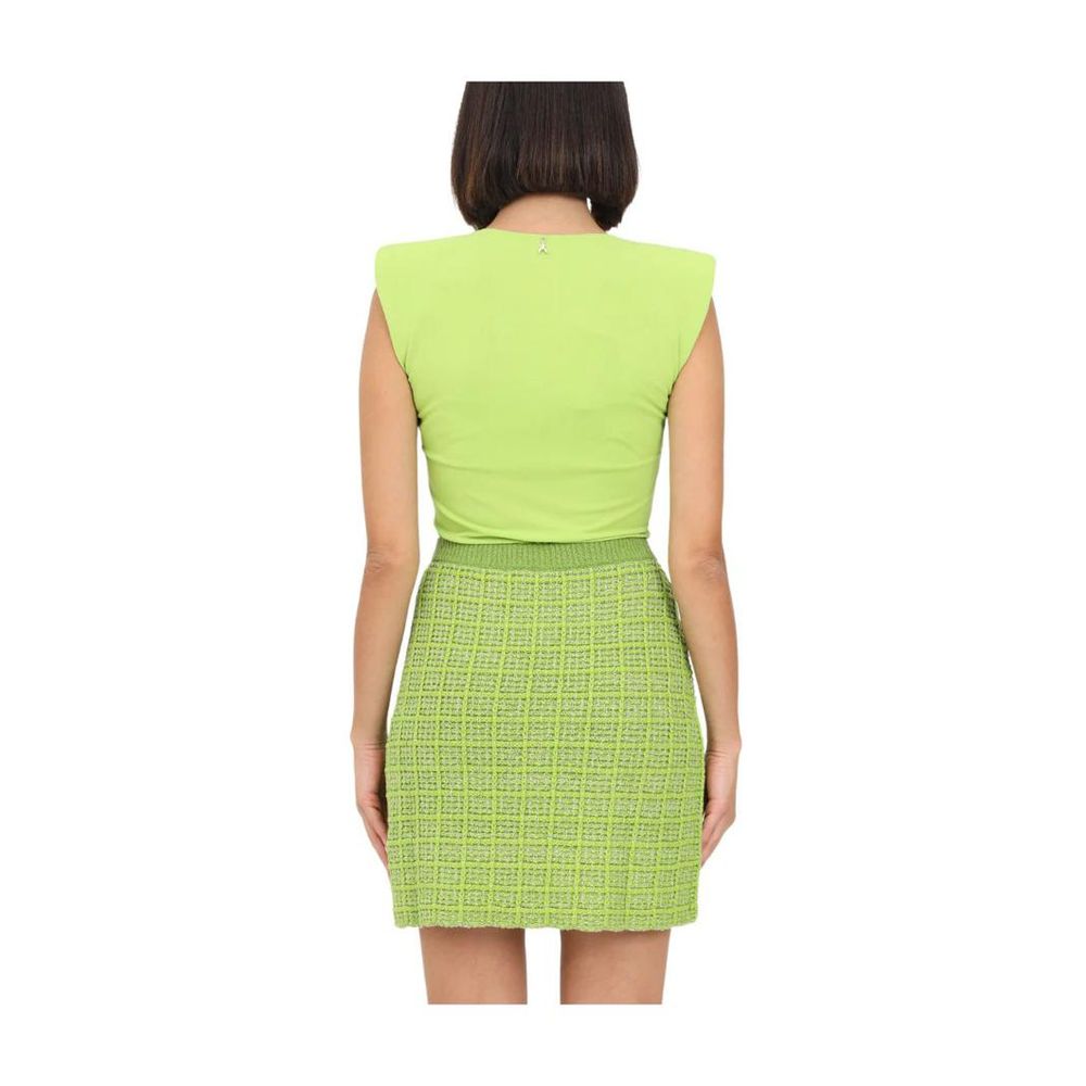 Multicolor Cotton Mini Skirt