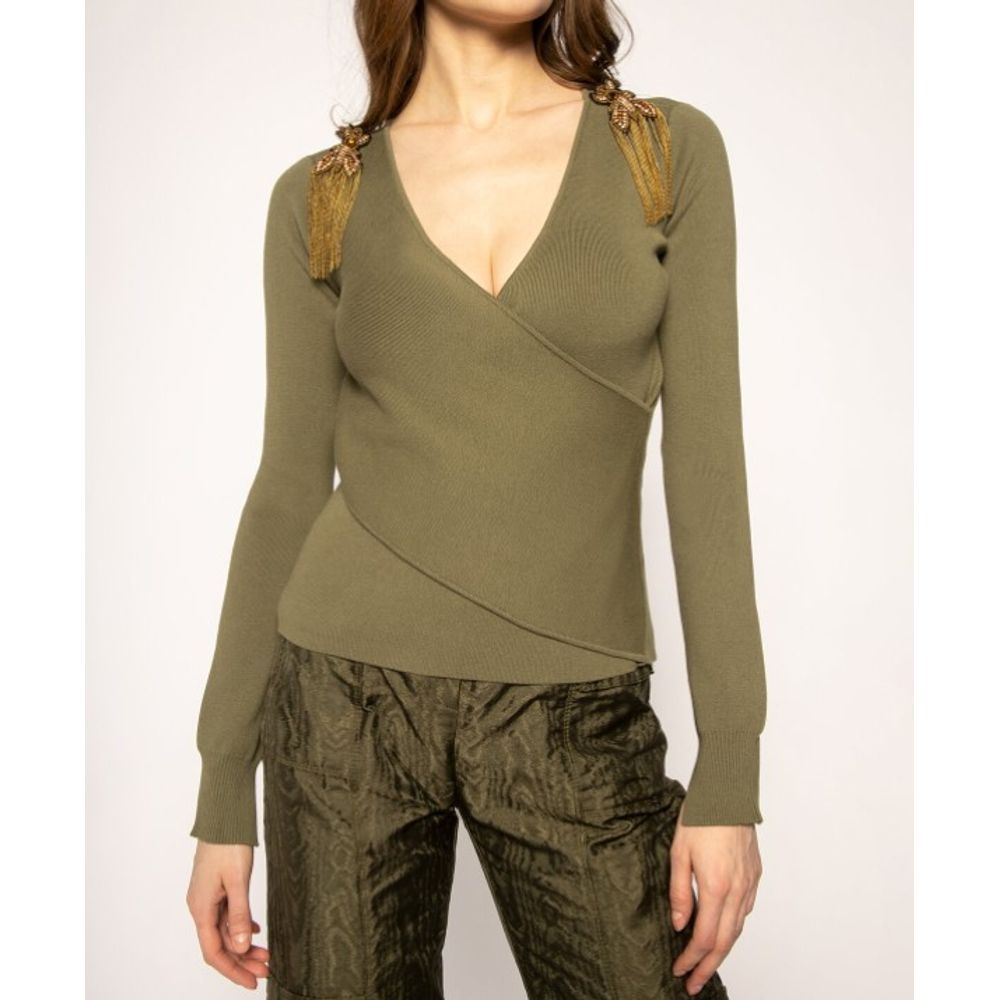 Green Viscose Sweatshirt