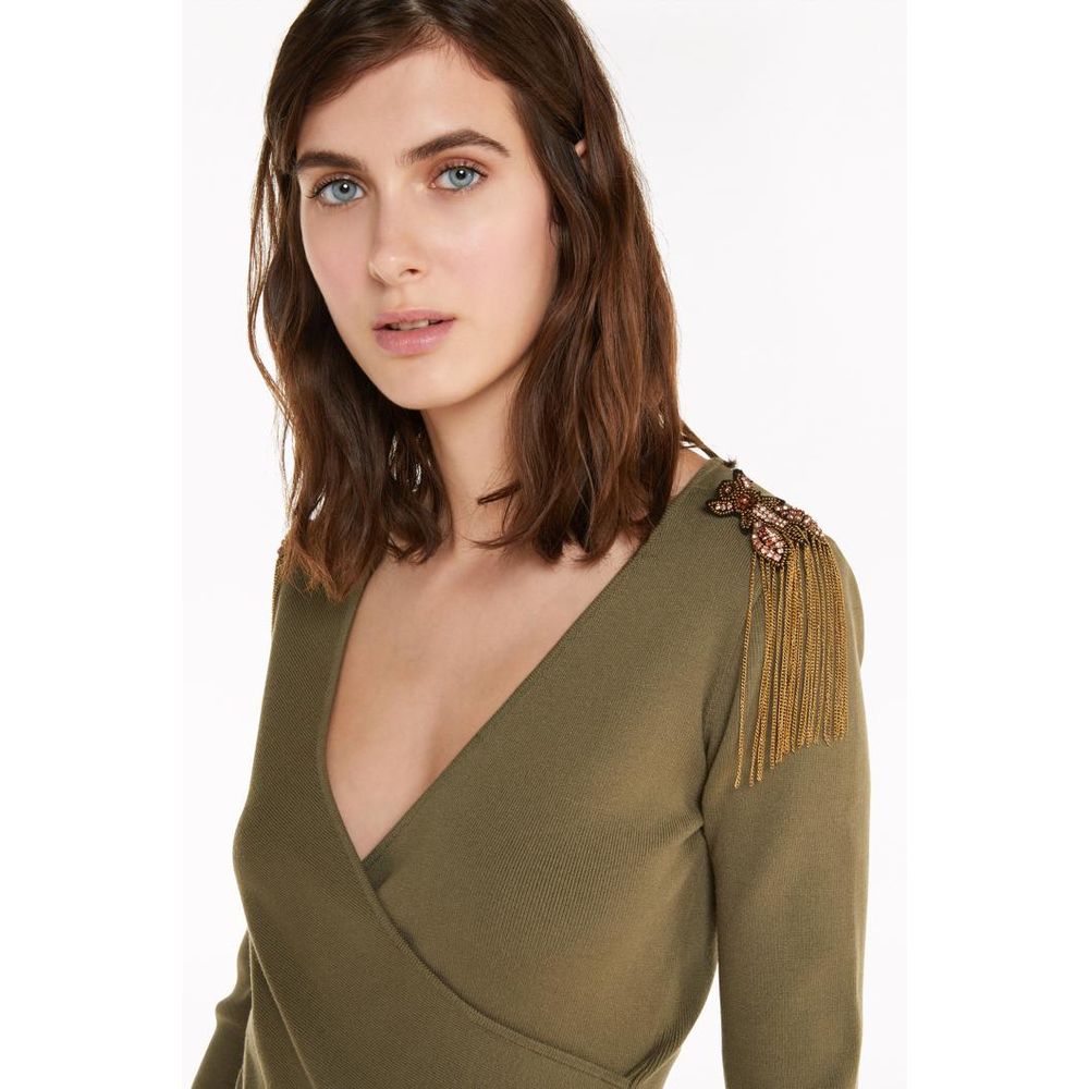 Green Viscose Sweatshirt