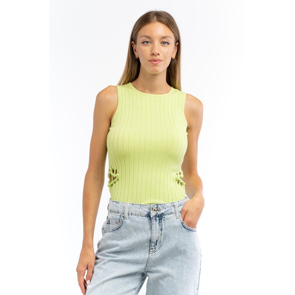 Yellow Viscose Bodysuit