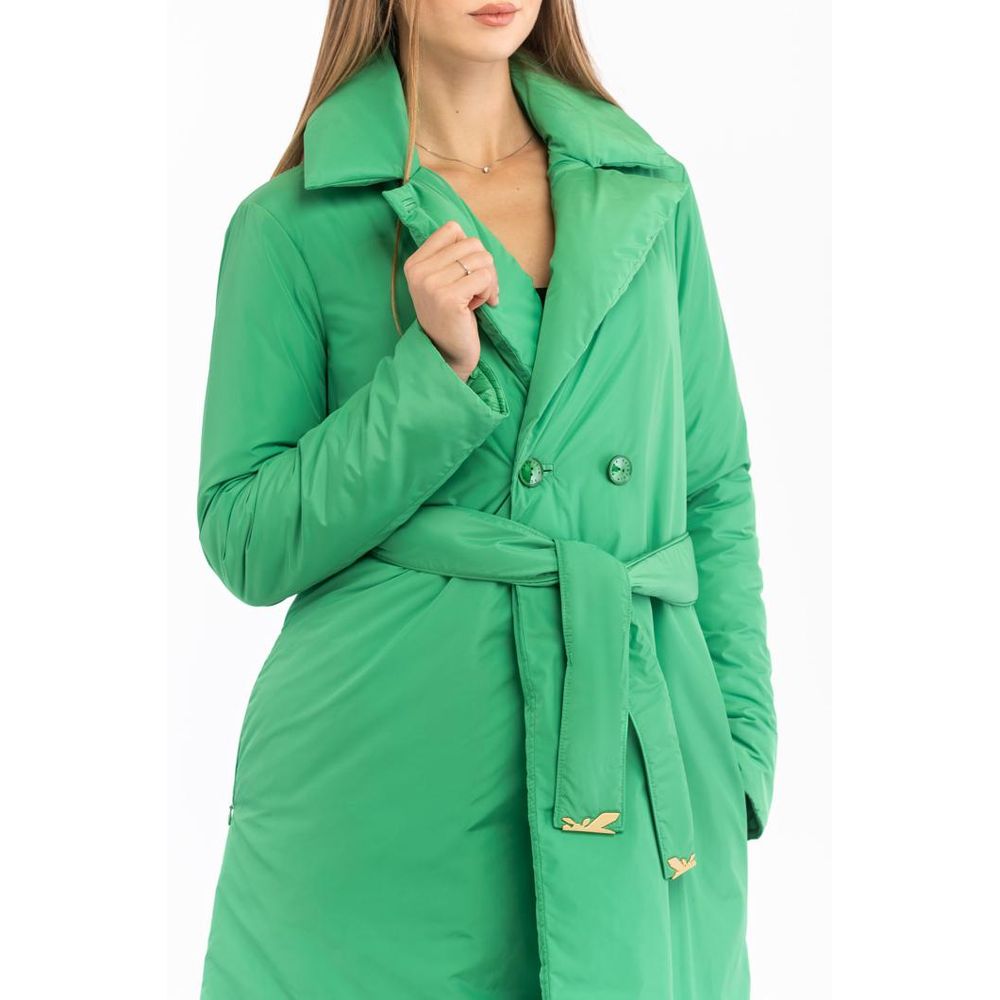 Green Polyester Parka