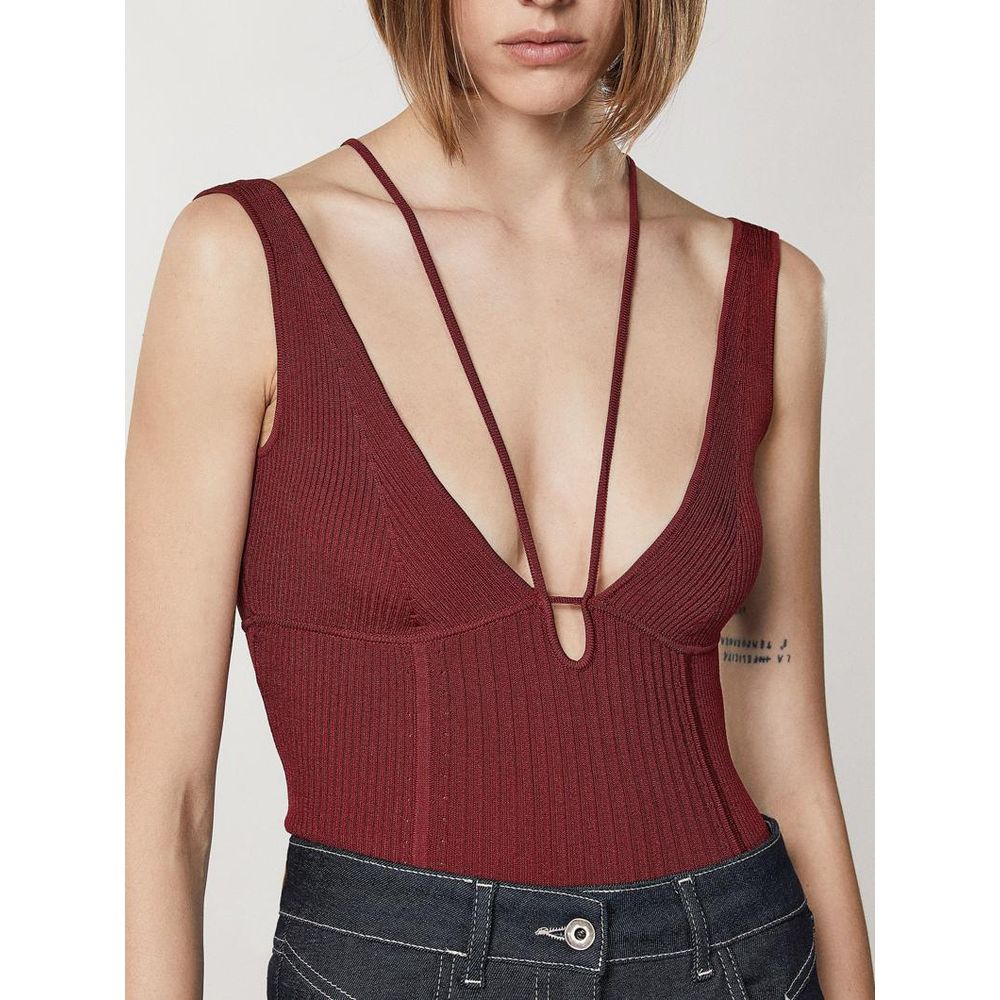 Red Viscose Shirt